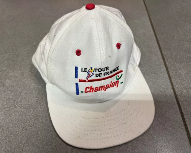 Casquette Cap Velo Cyclisme Collector Champion Partenaire Tour De France