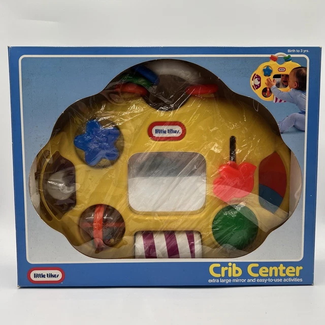 BOXED Vintage 1991 Little Tikes Toddler Baby Activity Crib Center w/Large Mirrot