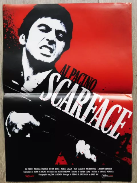 Scarface Affiche Poster 40x60cm 15"23 R2013 De Palma Al Pacino