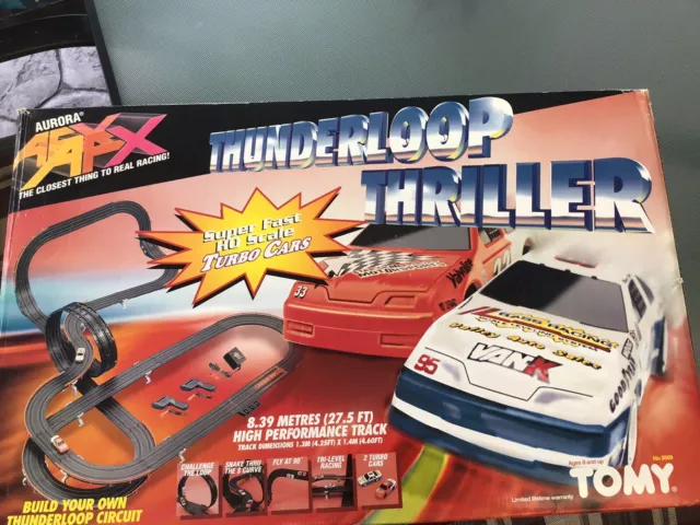 AFX AURORA TOMY Thunderloop Thriller Slot Car Set 100.00 PicClick AU