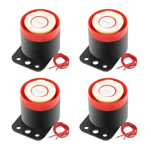 4X -1 90 Decibel 220 VAC Sirene Electronic Alarm Sound Vibration Noise B4N9