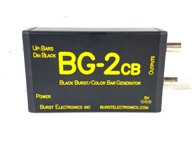 Burst Electronics BG-2CB Black Burst / Color Bar Generator