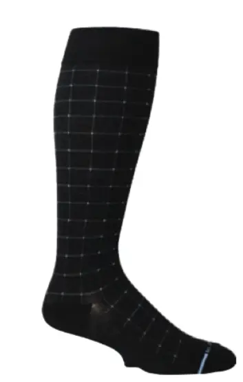 Dr. Motion Mild Compression 8-15mmHg Knee-Hi Men's Socks, 2 Pairs