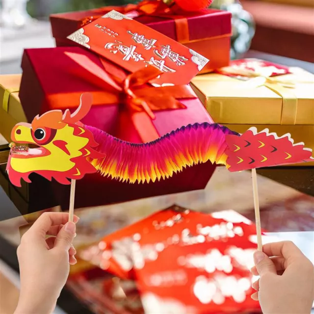 Carta drago cinese fatta a mano materiale artigianale drago metà autunno festival fai da te k s1