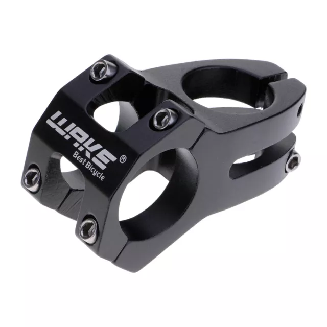 Head Stem Alloy MTB Stubby 1-1/8" 45mm x 31.8mm Zero Degree Black Wake