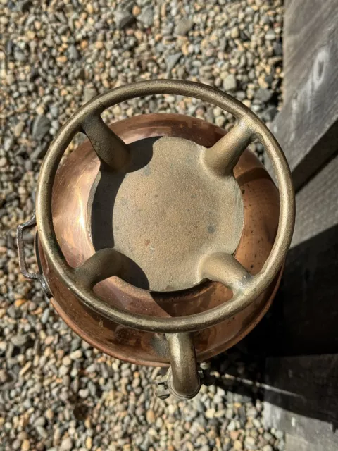 Vintage Copper & Brass Pyrene Soda Acid Fire Extinguisher -With Soda Acid Bottle 3