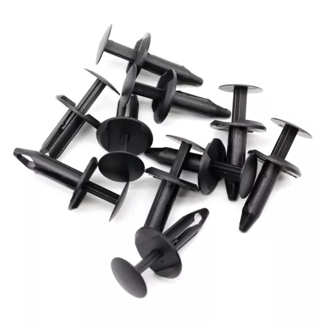 10x 7mm Plastic Trim Clips Fascia Push Retainer Fastener Rivets For Ford Mustang