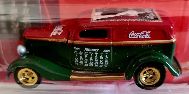 Coca~Cola Calendar Girl Series, '33 Panel Delivery, Diecast 1:64, January 1908