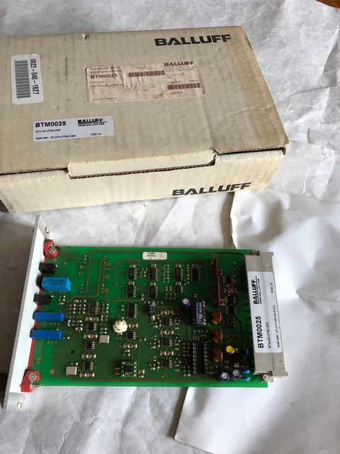 Balluff Bta-A21-0762-V002/Btm0025 Analog Processor Card,Cw