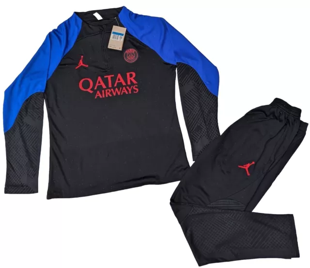 PSG TRACKSUIT JORDAN Blue and Black Size M BNWT 49.00 PicClick UK