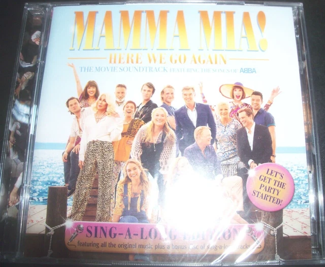 Mamma Mia! Here We Go Again Soundtrack Feat ABBA) (Sing-A-Long Edition) 2 CD NEW