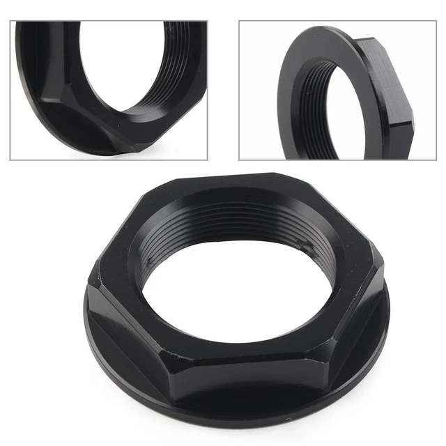 Triple Tree Stem Yoke Center Hole dado per motore universale alluminio nero