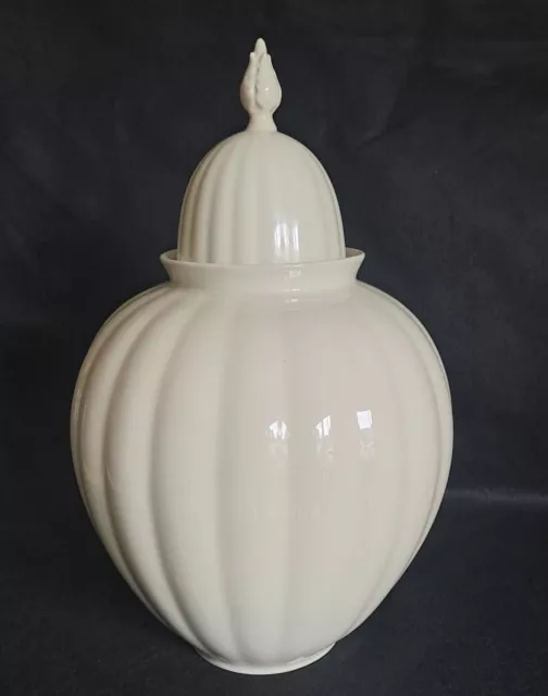Grande vaso costolato porcellana VERBANO - LAVENO  Guido Andloviz (Andlovitz)