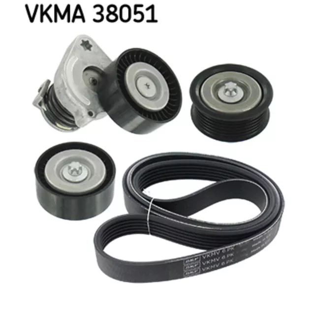 Keilriemensatz (mit Rollen) SKF VKMA 38051