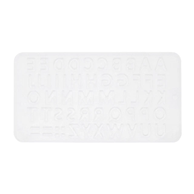 en silicone Moule de coulée Outil de bijouterie Moule en résine alphabétique