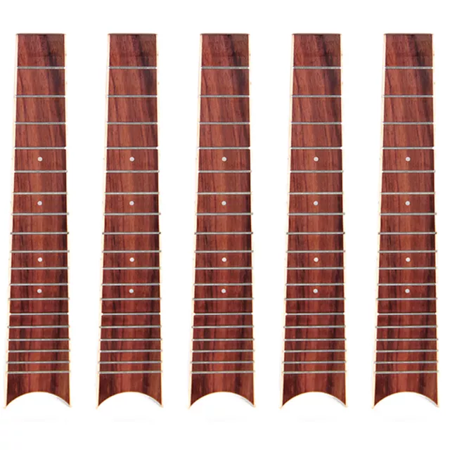 5 pcs Ukulele Fretboard Concert Uke Guitar Ukelele 23 Inch Fretted