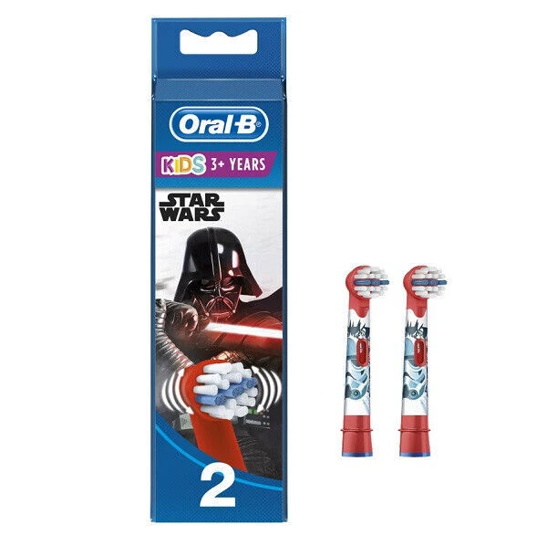 Cabezales de cepillo de dientes de repuesto Oral-B para niños de Star Wars (3 años+) 2 piezas