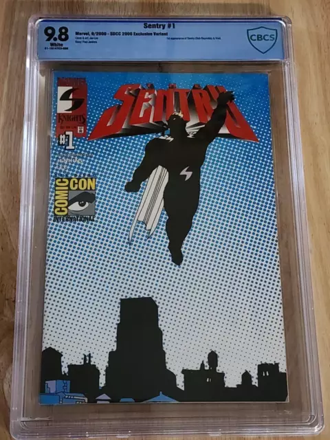The Sentry #1 SDCC Variant! CBCS 9.8 WP! Awesome Jae Lee Cover! 1st Sentry! 2000