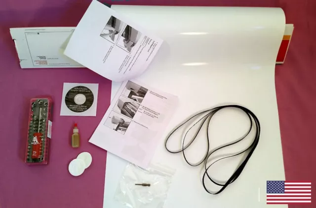 DESIGNJET 500 510 800 Carriage Belt Kit (42") Lasts 10X Longer than import belts