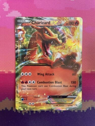Pokemon Card Charizard 12/106 Ultra Rare Flashfire Near Mint