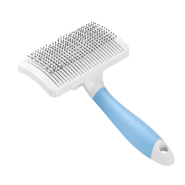 Pet Brushes Dogs Pet Slicker Brush Self Cleaning Pearlescent