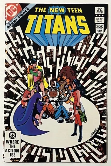New Teen Titans #27 - DC Comics 1983 - Perez Art - Atari Force Preview - VF/NM