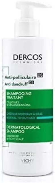 Vichy Dercos Anti-Dandruff Advanced Action Shampoo Normal to Oily Hair 390ml
