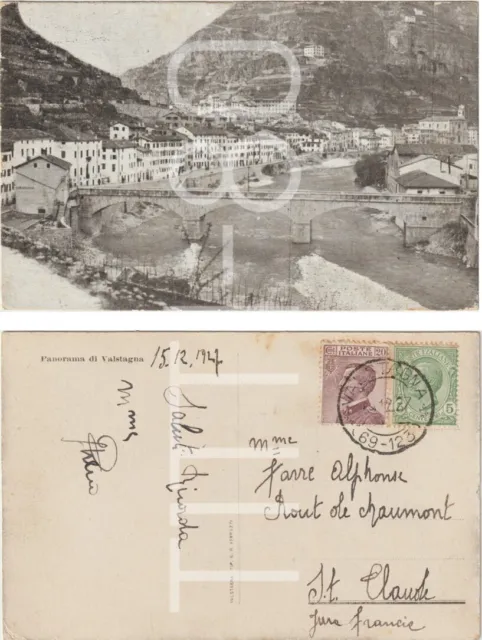 Panorama Di Valstagna - Valbrenta (Vicenza) 1927
