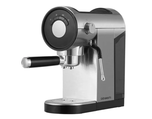 NEW Devanti 20 Bar Coffee Machine Espresso Cafe Maker Milk Frother Cappuccino 2
