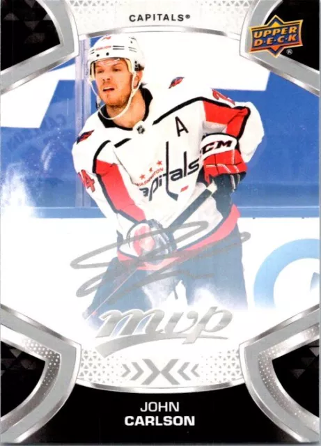 2021-22 Upper Deck MVP #74 John Carlson Silver Script