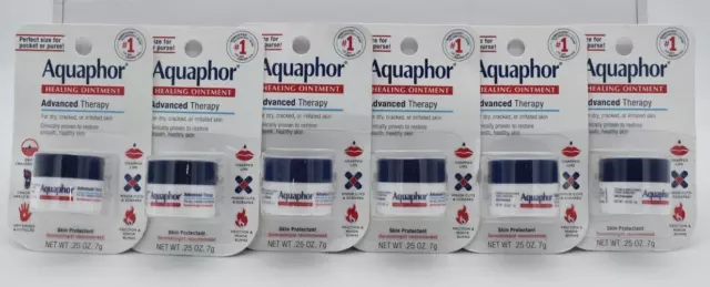Aquaphor Healing Ointment Advanced Therapy / .25oz / 6 Pack / Exp 07/2024