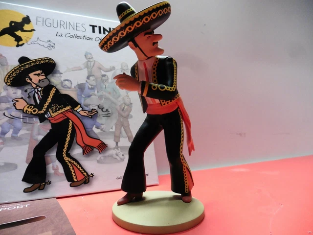 FIGURINE TINTIN Collection Officielle Le G n ral Alcazar Avec Livet 