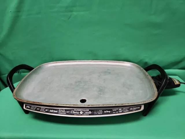 Farberware Electric Aluminum Griddles & Warmer Drip Tray #260 Controller 12"x18"