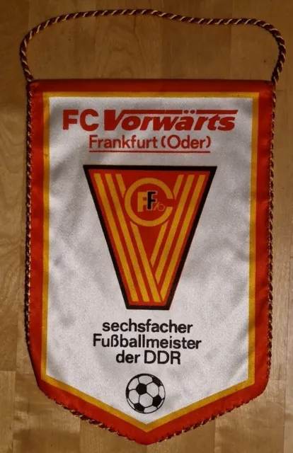 Wimpel FC Vorwärts Frankfurt Fußball Meister DDR 1982 / 83 Oberliga DFV
