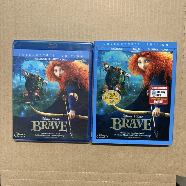 Brave (Blu-ray, 2012) Blu Ray + DVD+ Slipcover, New And Sealed!!