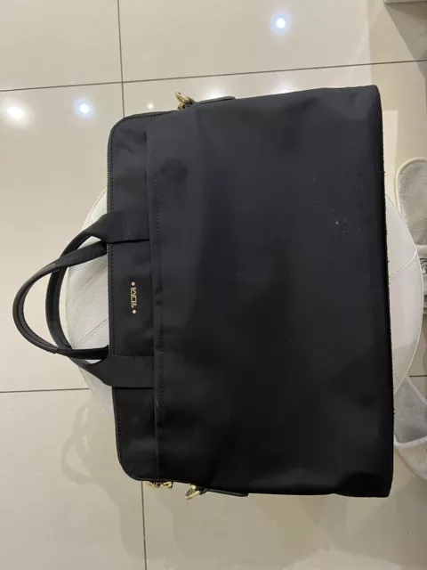Tumi Voyageur Clare Double Zip Brief Black Laptop Bag