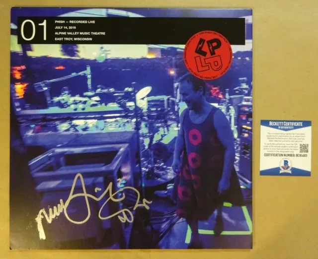 Signed TREY ANASTASIO & MIKE GORDON Autographed PHISH LIVE LP 01 ALBUM BAS COA