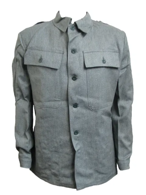 Genuine Swiss Army Grey Cotton Tough Denim Work Jacket GRADE 1