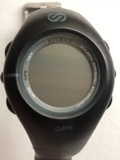 Soleus SG001 GPS Running Watch - Untested - No Charger - Spares & Repairs Only