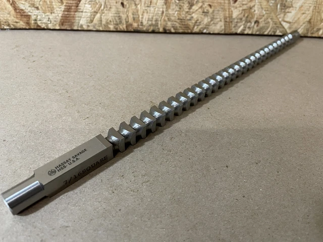 HASSAY SAVAGE 7/16” SQUARE BROACH / dumont 7/16" square broach