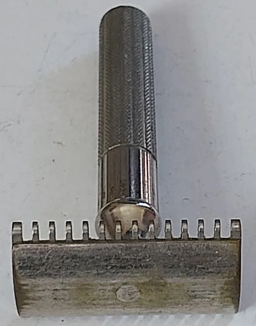 Vintage 1920-30s Gillette Double Edge Open Comb Safety Shaving Razor #3 ESTATE 3