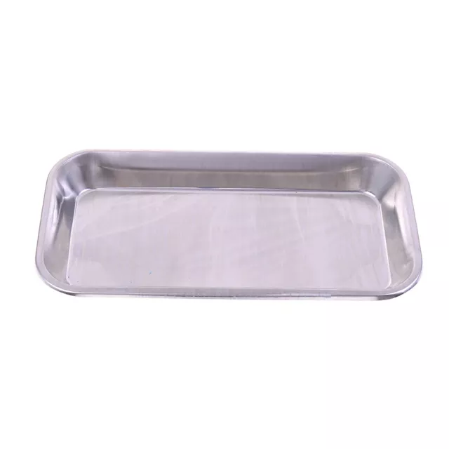 Stainless steel medical surgical tray dental dish lab instrument tools 22X12X#km 2