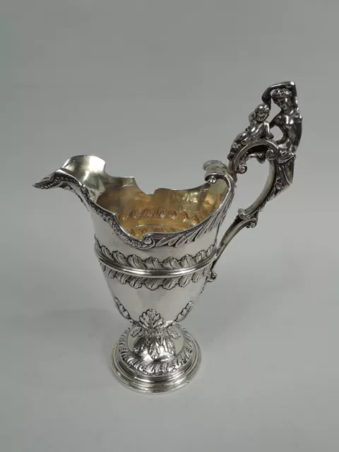 Antique Ewer Georgian Classical Pitcher English Sterling Silver 18th Century