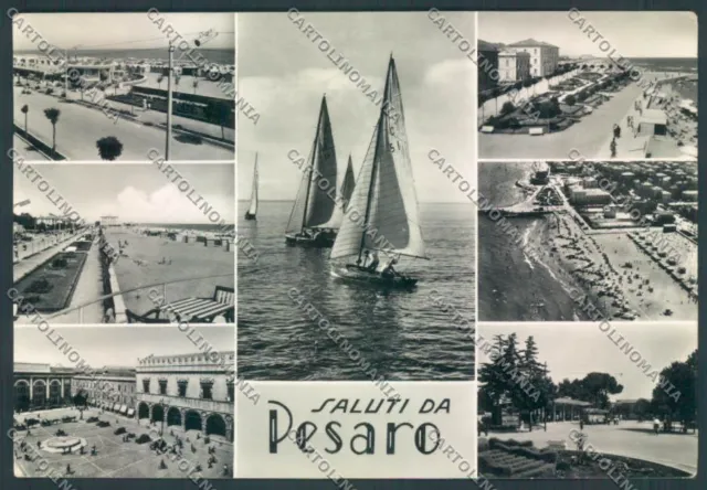 Pesaro Città Saluti da Foto FG cartolina ZF7921