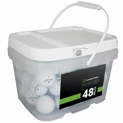 48 Callaway Chrome Soft Triple Track AAAAA/Mint Golf Balls In a Free Bucket!