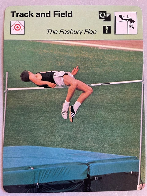 Carte Collection Athlétisme - Le Fosbury Flop - Dick - Editions Rencontre 1977 - France