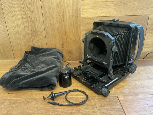 Dos en verre moulu rotatif Toyo View 4x5, adaptateur tableau d'objectif