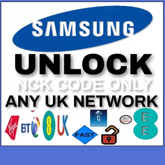 EE O2 VODAFONE ENTSPERREN Code Samsung Galaxy S5 S6 S7 EDGE S8 S9 S10 S10 PLUS HINWEISE