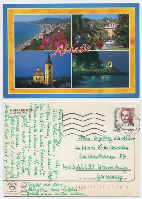 55978 - Alassio - postcard, run 30.9.1997