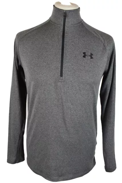 Pulóver Under Armour Gris Jumper Talla S Para Hombre Suelto Heatgear 1/4 Cremallera Exterior